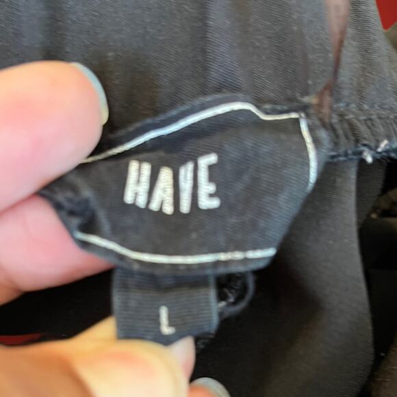 Have Pants Women's Large Stretchy Comfy Cinch Waist Trousers With Pockets Work - Picture 2 of 7